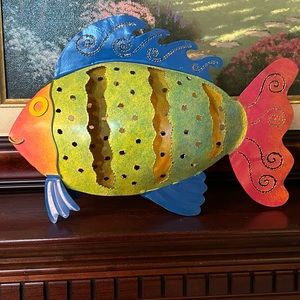 Beautiful Multi-Color Large Fish Decoration - 15“ Wide and 10” Ta…